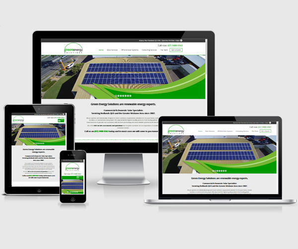 Energy website design