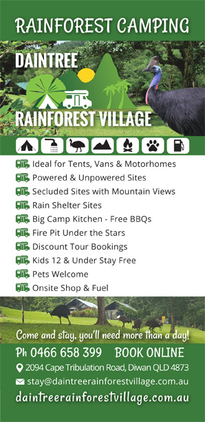 Daintree Rainforest Village Flyer